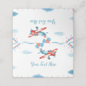  vogeldagkaart plaatskaartje (Buitenkant ongevouwen)