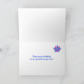 Vogeldagvaarding van de tante van de douane feestdagen kaart (Binnen)