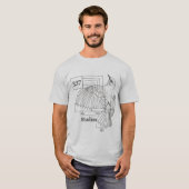 Vogeldiagram T-shirt (Voorkant volledig)