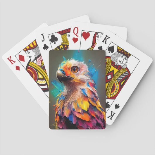 Vogeldier Discovery Adventure Natuur Planet Pokerkaarten (Achterkant)