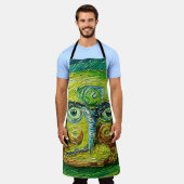 Vogeldier van doodle naar digitaal schort (Gedragen)