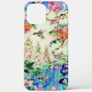 Vogeldieren en bloemen Case-Mate iPhone case