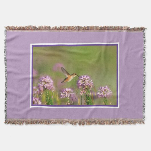 Vogeldieren en wilde bloemen deken (Voorkant)