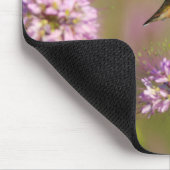 Vogeldieren en wilde bloemen muismat (Hoek)