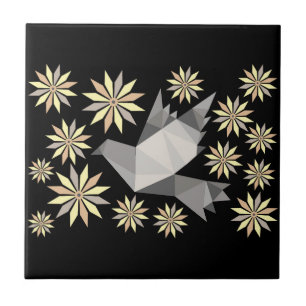 VOGELDIGE DECORATIEVE CERAMISCHE TEGEL TEGELTJE