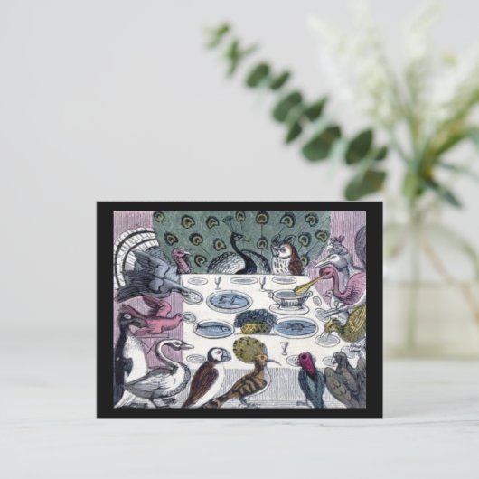 Vogeldiner Briefkaart (Staand voorkant)