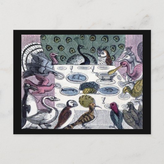 Vogeldiner Briefkaart (Voorkant)