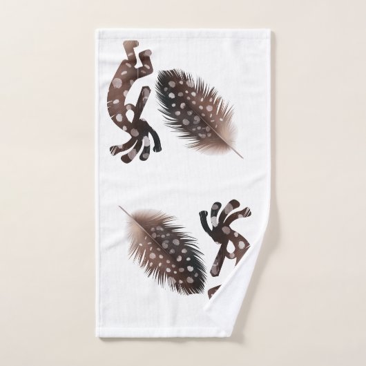 Vogeldoekset Kokopelli Bath Bad Handdoek (Handdoek)
