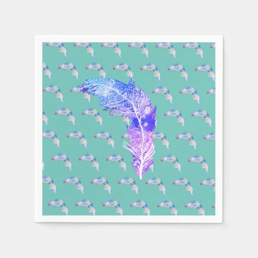 Vogeldoezelaar Servet (Voorkant)