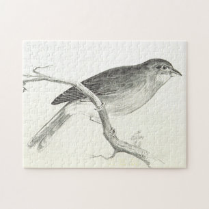 Vogeldraai op een Branch Puzzle Legpuzzel