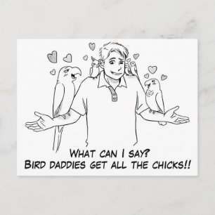 Vogeldraden krijgen alle kuikens briefkaart