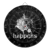 Vogeldruppel Funny en Koel Dartbord (Voorkant)