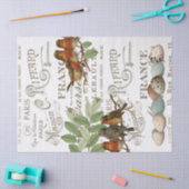 Vogeleieren  Franse plaatsnaam Leaf Decoupage Tissuepapier (Craft)
