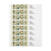  vogeleieren Franse viseieren Adreslabel Wikkel (Vel)