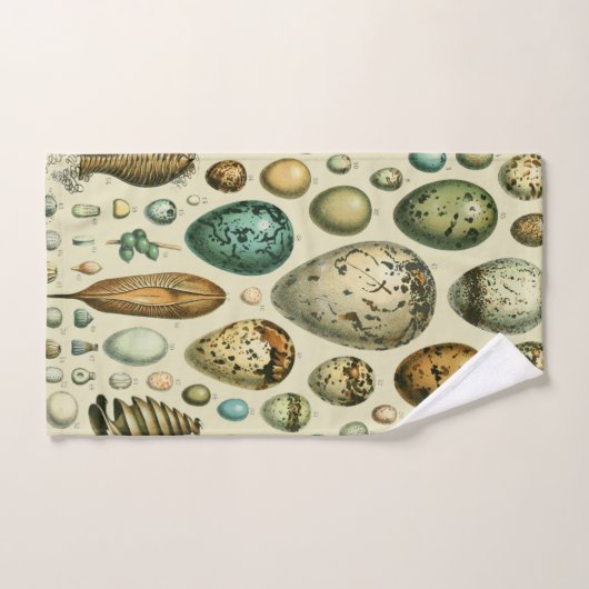  vogeleieren Franse viseieren Bad Handdoek (Handdoek)