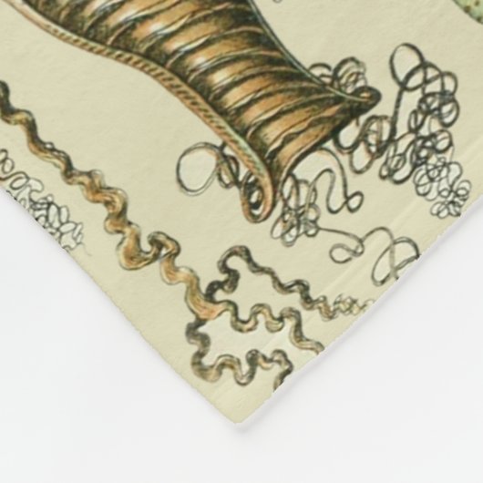  vogeleieren Franse viseieren Fleece Deken (Hoek)