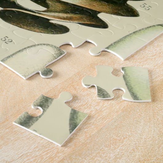  vogeleieren Franse viseieren Legpuzzel (Zijkant)