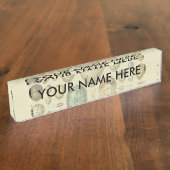 vogeleieren Franse viseieren Naambordje (Zijkant)