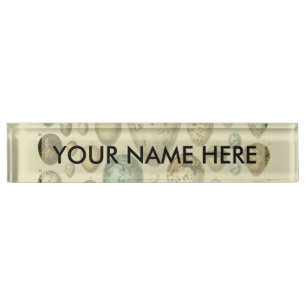  vogeleieren Franse viseieren Naambordje