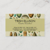  vogeleieren Franse viseieren Visitekaartje (Achterkant)