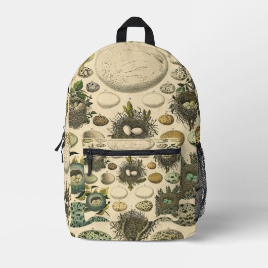  vogeleieren met nestkunst bedrukte rugzak (Voorkant)