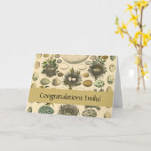  vogeleieren met nestkunst kaart (Gele Bloem)