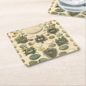  vogeleieren met nestkunst kartonnen onderzetters (Schuin)