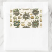 vogeleieren met nestkunst rechthoekige sticker (Tas)