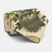  vogeleieren met nestkunst stropdas (Opgerold)