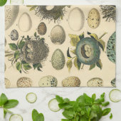  vogeleieren met nestkunst theedoek (Gevouwen)