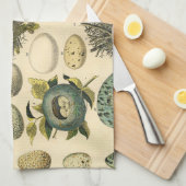  vogeleieren met nestkunst theedoek (Quarter Fold)