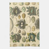  vogeleieren met nestkunst theedoek (Verticaal)