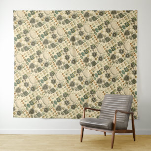 vogeleieren met nestkunst wandkleed