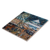 Vogeler - Gorky Park in Moskou Tegeltje (Zijkant)