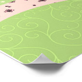 Vogelfamilie poster voor kinderkamer (Hoek)