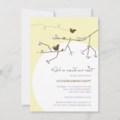 Vogelfamilie We hebben de nestpartij verplaatst Kaart (Voorkant)