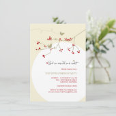 Vogelfamilie We hebben de nestpartij verplaatst Kaart (Staand voorkant)