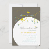 Vogelfamilie We hebben de nestpartij verplaatst Kaart (Voorkant)