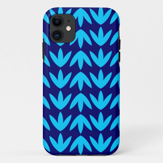 Vogelfeest - Sky Blue en Navy.pdf Case-Mate iPhone Case (Achterkant)