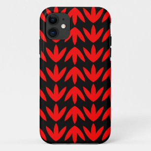 Vogelfeet - rood en zwart.pdf Case-Mate iPhone case
