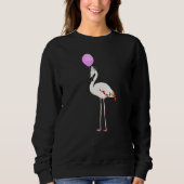Vogelflamingo Birder Animal Birthday Trui (Voorkant)