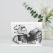 vogelflap briefkaart (Staand voorkant)