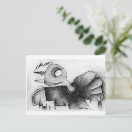 vogelflap briefkaart (Staand voorkant)