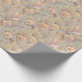 vogelflessenpatroon cadeaupapier (Hoek)