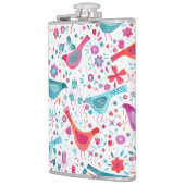 Vogelflora Waterverf Heupfles (Links)