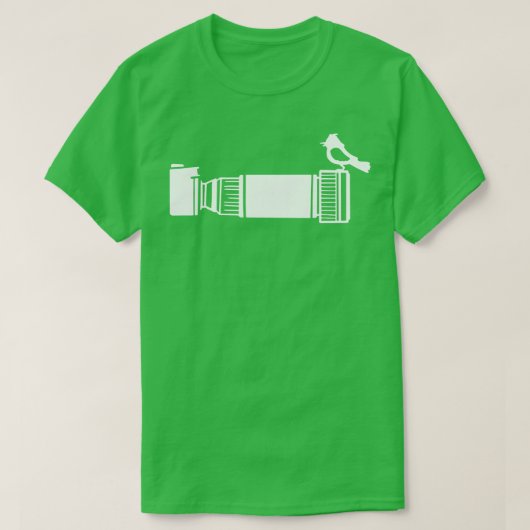 Vogelfotograaf cadeau t-shirt (Design voorkant)