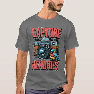 Vogelfotografie Capture Herinneringen Vogel houden T-shirt
