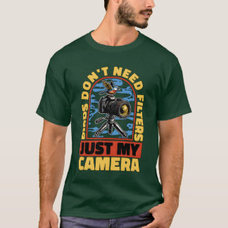 Vogelfotografie Vogels hebben geen filters nodig V T-shirt