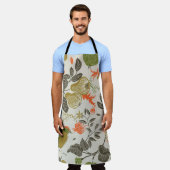 Vogelfruittuin: naadloos schort (Gedragen)