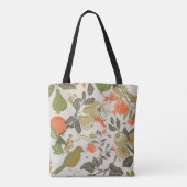 Vogelfruittuin: naadloos tote bag (Achterkant)